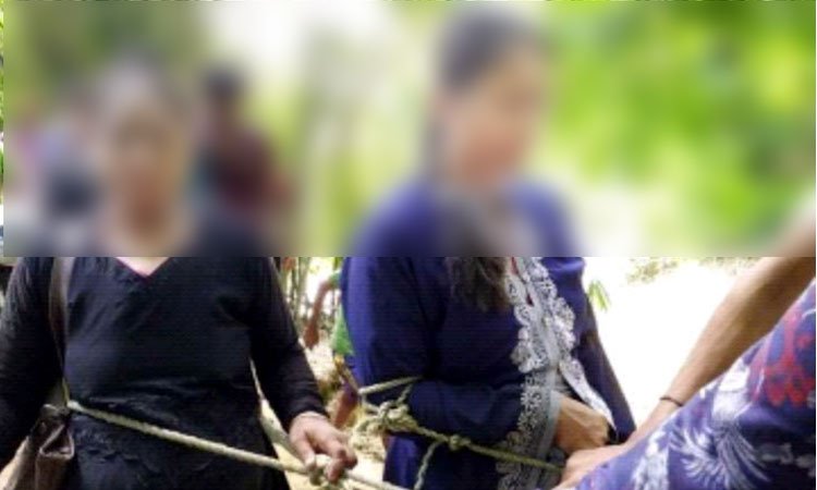 ৫ জনকে রশিতে বেঁধে ঘুরালো এলাকাবাসী