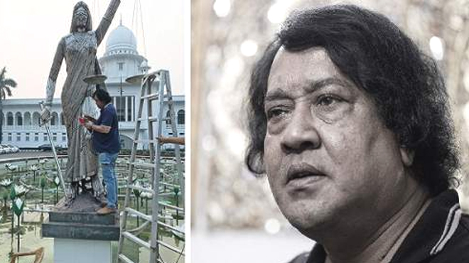 খ্যাতিমান ভাস্কর মৃণাল হক
