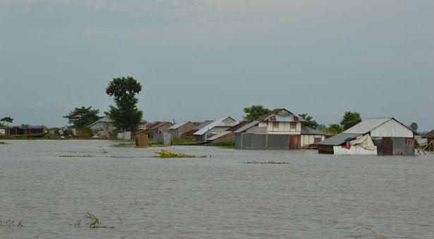 মুন্সীগঞ্জে বন্যায় প্লাবিত