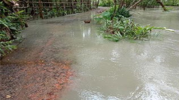 নদী তীরবর্তী শতাধিক গ্রাম প্লাবিত