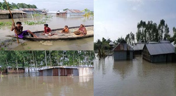 খাদ্য সংকটে বানভাসী মানুষ